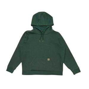 ★ Green Loose Fit Hooded Mid-Weight Sweatshirt ★